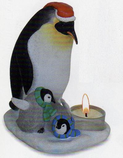 Penguin Family Tea Light