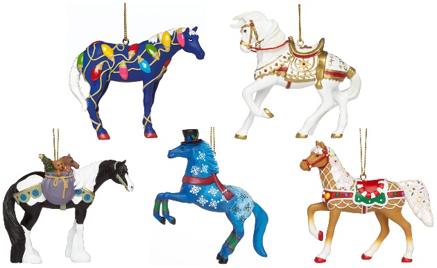 Trail of the Painted Ponies, Christmas 2015 Ornament Set