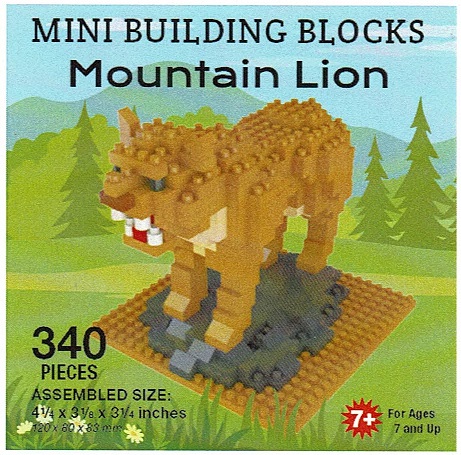 Mountain Lion Mini Building Blocks