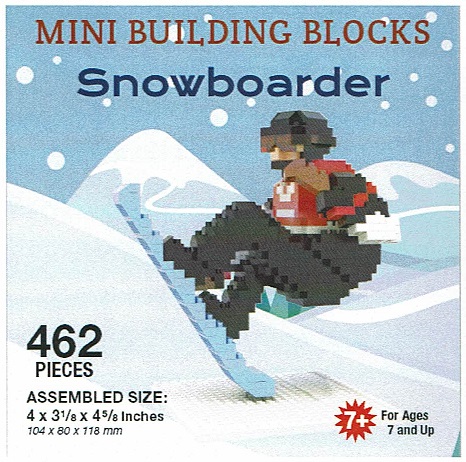 Snowboarder Mini Building Blocks