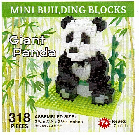 Giant Panda Mini Building Blocks