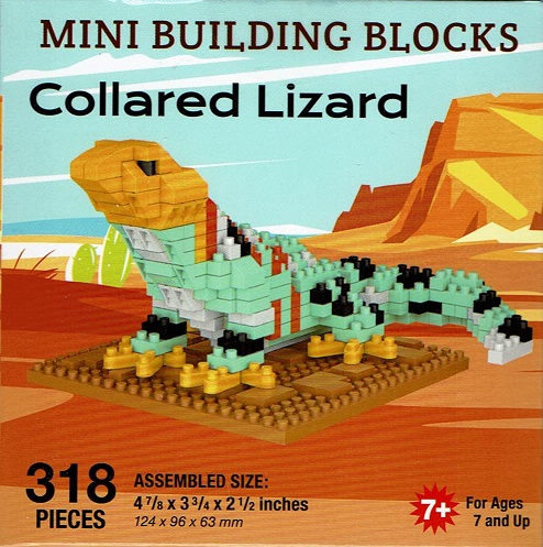 Collared Lizard Mini Building Blocks