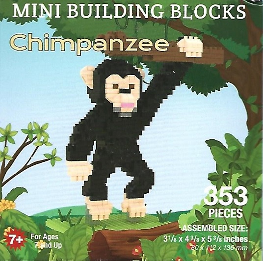 Chimpanzee Mini Building Blocks