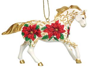Poinsettia Pony Ornament