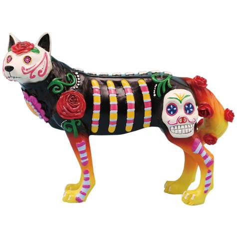 Dia De Los Muertos Wolf